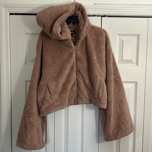 Blush Fuzzy Express Jacket (L)